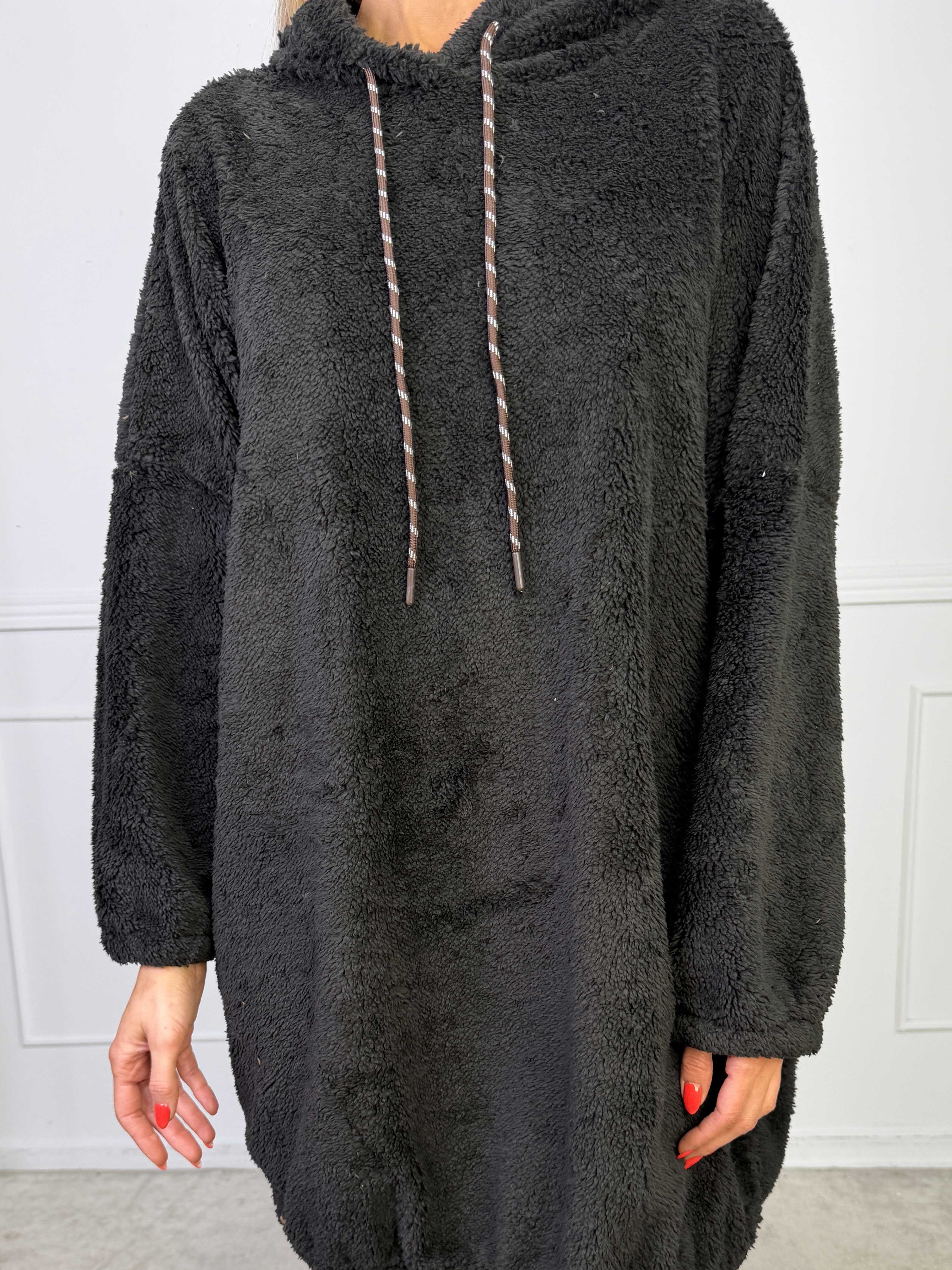 Puffy - Oversized hoodie i fluffy og blød kvalitet